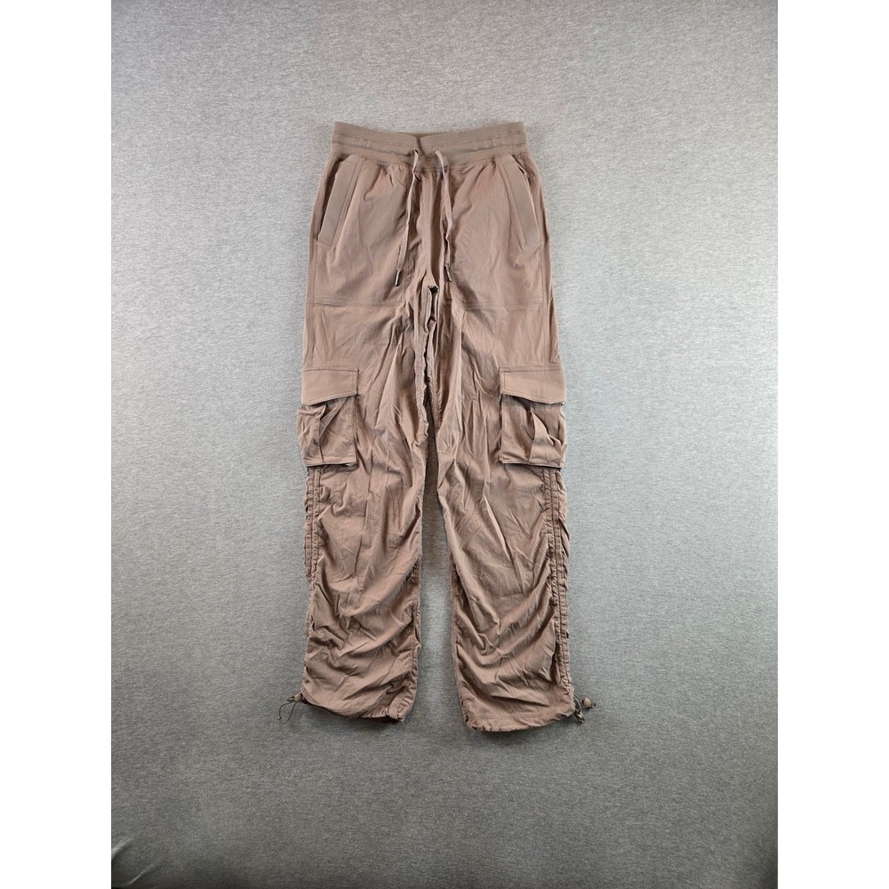 Women’s Cargo Drawstring Pants in Taupe
